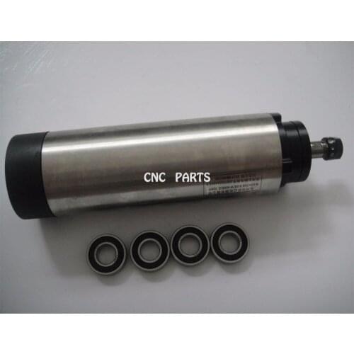 CNC milling spindle ER11 800w air cooling spindle motor +4 pieces original matched bearings 6002