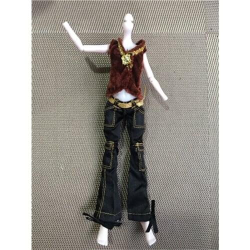 Doll Queens Quality Dress Monstering High Doll Clothing Set Soft Casual Wear Handmade Clothes Outfit Doll TUTU Dresses