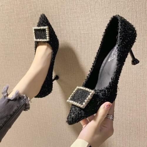 Miaoguan Suede Pumps