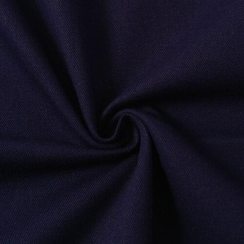 Washable 100% Cotton Solid Dyed Twill Woven Cotton Denim Fabric For Hat