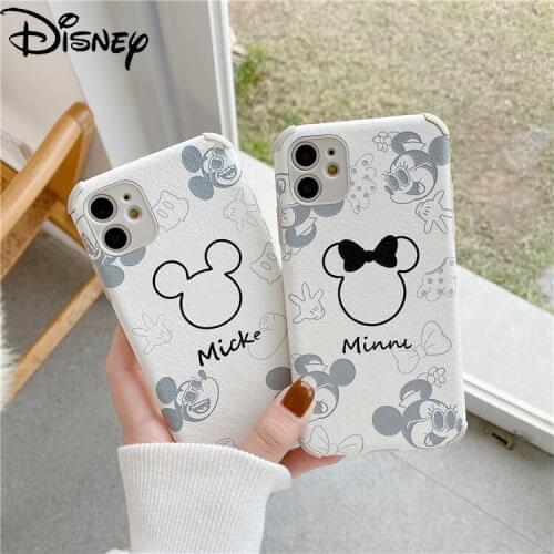 Disney Mickey Mouse for IPhone 7/8P/X/XR/XS/XSMAX/11/12Pro/12mini Simple and Cute Anti-fall Soft Shell