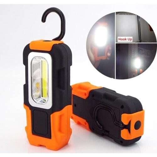 Outdoor Hook Night Light Torch Home Hand Work Flash Light Hiking Hand COB LED Flashlight Magnetic for Car Repair Camping