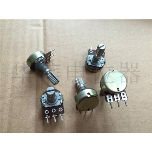 Original new 100% import 148 type single point B50K potentiometer with a long handle 20MM axis (SWITCH)