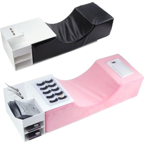 Professional Eyelash Extension Pillow Soft Grafted Eyelashes Special Flannel Pillows For Beauty Salon Use Headrest Neck Support