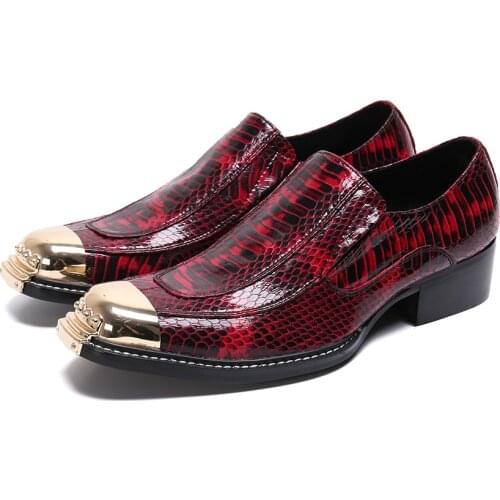 Schuhe herren Size 38~47 Formal Shoes Men Oxfords Factory Elgant Mens Leather Shoes Brand Trend Men Party Wedding Dress Shoes