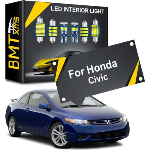 Seker Canbus For Honda Civic 10th 5D 4D 3D EK EG Sedan Coupe(1992-2020) Auto Interior LED Lights For Dome Trunk Lights LED Bulb