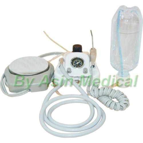 New arrive Dental Lab plastic Portable one Turbine Unit Air Compressor 3 way straw for dentist