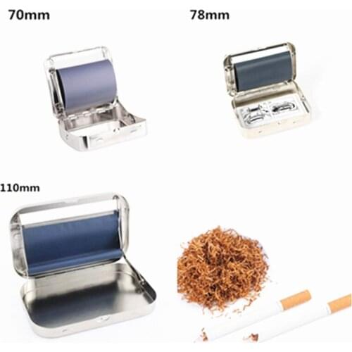 3 Size Tobacco Rolling Box 70mm 78mm 110mm Automatic Cigarette Roller Smoking Tool Gadgets for Men
