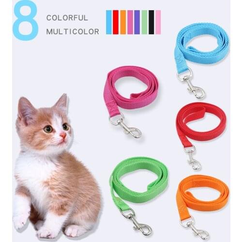 1.5M Dog Leash Simple, Durable, Economical and Efficient Pet Leash Nylon Basic Leashes Solid All Seasons