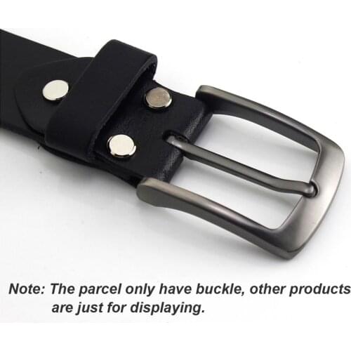 1pcs 35mm Metal Belt Buckle End Bar Heel Bar Buckle Mens Single Pin Buckle Leather Craft Jeans Webbing fit for 32-34mm Belt