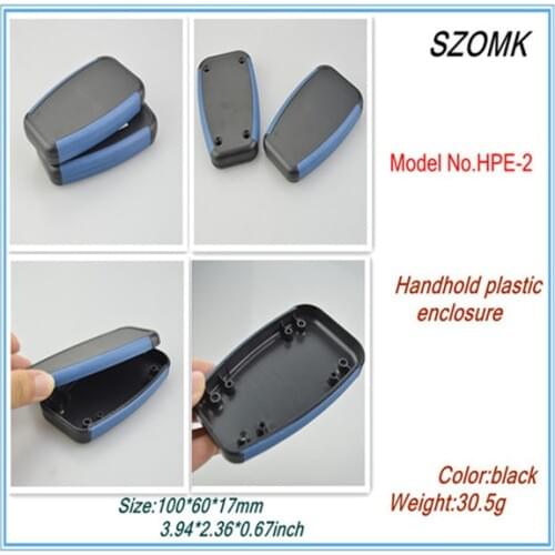 1 piece, plastic enclosure for electronics 100*60*17mm3.94*2.36*0.67inch plastic junction box handheld enclosure