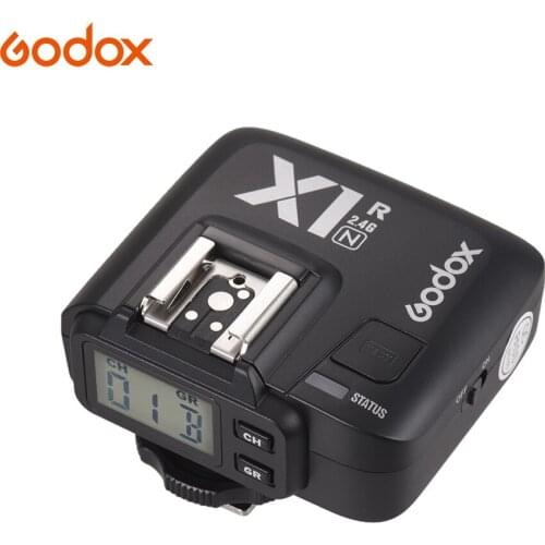 Godox X1R-N TTL 2.4G Wireless Flash Trigger Receiver for Nikon DSLR Camera for X1N Trigger