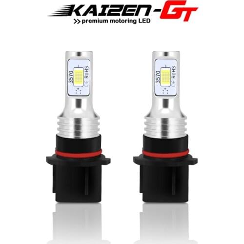 Error Free Canbus P13W SH24W LED DRL Daytime Running Light Bulbs For Audi A4 Q5 Mazda CX-5 Chevrolet Camaro Mercedes-Benz E350