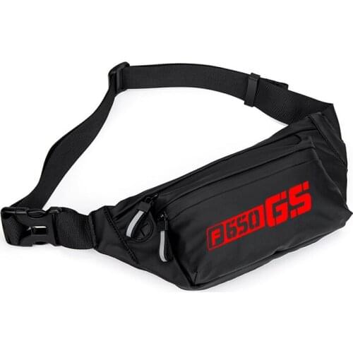 For BMW F650GS F650 GS 650GS LOGO Men Waist Pack Belt Hip Bum Slant back bag Chest Bag Male Motorcycle Riding Antitheft Purse