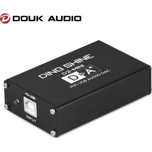 Douk Audio Mini ES9018K2M USB DAC Digital to Analog Converter Stereo Audio Adapter HiFi External USB Sound Card