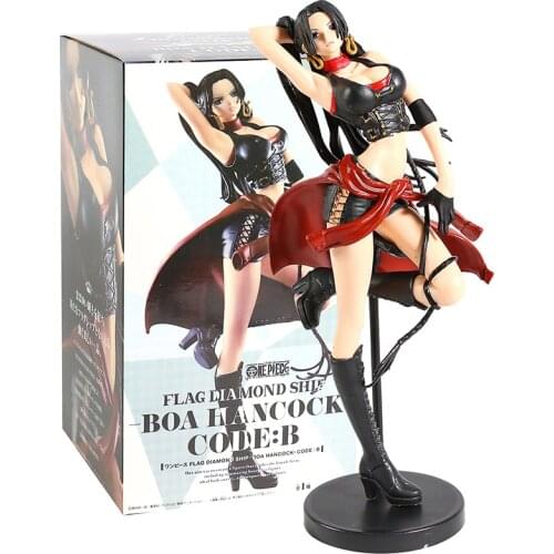 One Piece Flag Diamond Ship Code B Boa Hancock PVC Figure Collectible Model Toy