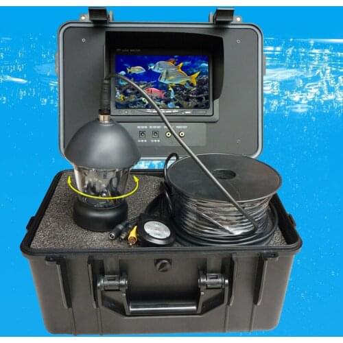 IP68 Waterproof 12 LEDS 20M Dept Water 7inch Fish Finder Underwater Fishing Camera Support Record