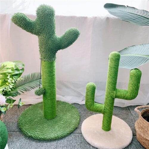 Cat Climbing Scratching Jumping Frame Pet Toys Cat Sisal Scratcher Tower Post Kitten House Shelf For Cat Sharpen Claw M6162