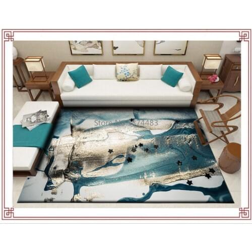 Fashion Abstract Heavy Metal Wind Five-pointed Star Bedroom Living Room Kitchen Bedside Carpet Door Mat