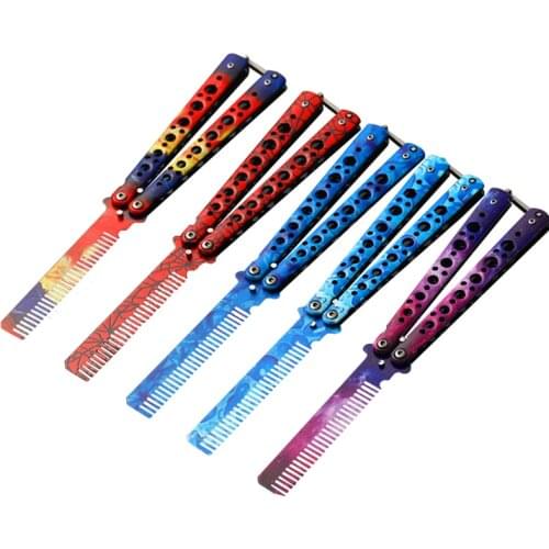 Hair Accessories Colourful Steel Butterfly Comb