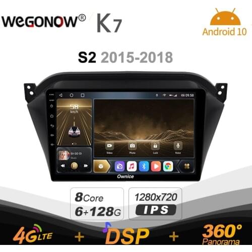 Ownice K7 6G+128G Ownice Android 10.0 Car Radio for JAC S2 2015 - 2018 GPS 2din 4G LTE 5G Wifi autoradio 360 SPDIF 1280*720