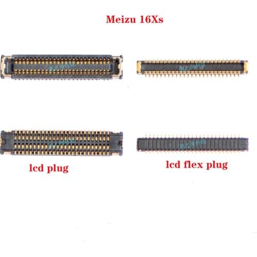 For Meizu 16Xs 16s 16X LCD Display FPC Connector Plug&Charging flex FPC Connector Clip Plug