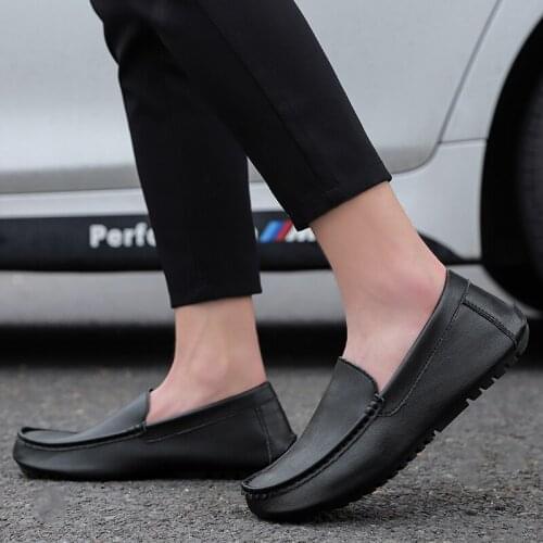 Sapatos Casual Zapatos Hombre Casual Cuero Fashion Shoes Men 2020 For Leather Mens Hot Sale Flat Man Mens Leisure