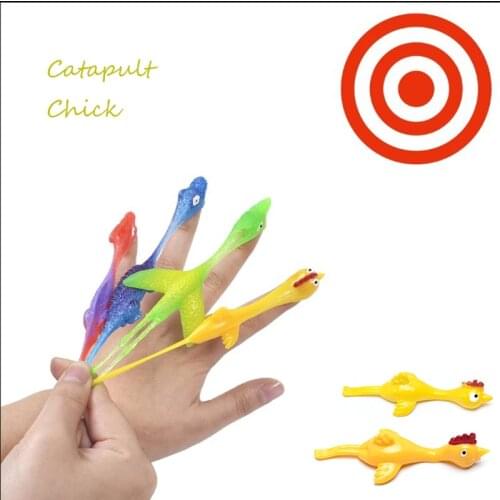 Pressure Reduction Fun Creative Gifts TPR Dinosaur Catapult Toy Simulated Animal Kids Slingshot Flying Dinosaur Toys