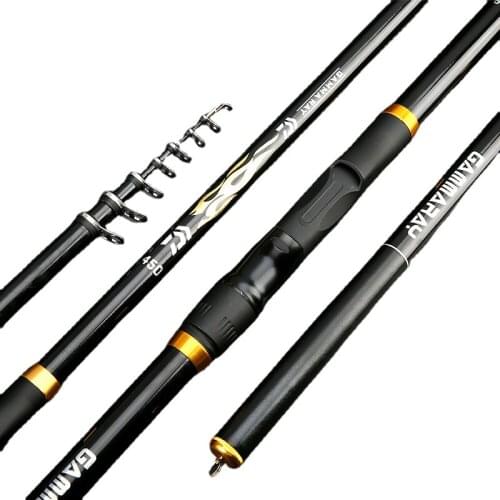 Super Hard 3# Rock Fishing Rod Multi-purpose Ultralight Power Hand Pole Telescopic Rod High Carbon Fishing Gear Pesca Tuna Olta