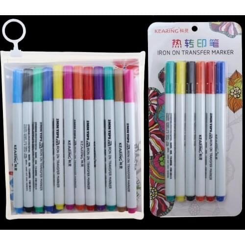 Thermal Transfer Pen T-shirt Pen DIY Canvas Bag Color Pen Heating Transfer Cloth Art Pen Thick Head Multi-function Pen Does Not