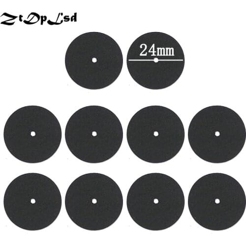 ZtDpLsd 10Pcs Black 24mm Abrasive Disc Cutting Disc Reinforced Cut Off Grinding Wheel Rotary Blade Disc Tool Parts