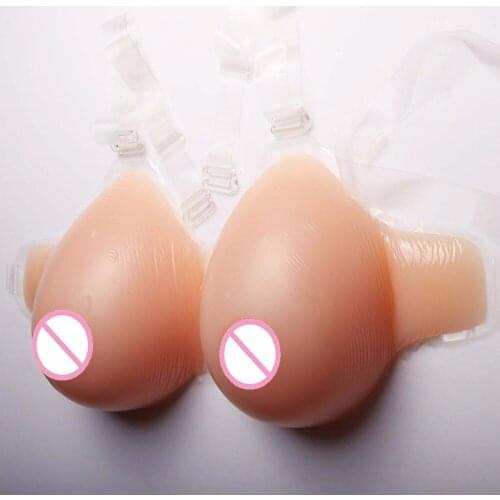 1Pair 500g A Cup Dark Artificial Breasts Beige Silicone Breast Forms Fake Boobs Realistic Silicone Breast Women Female Cosplay