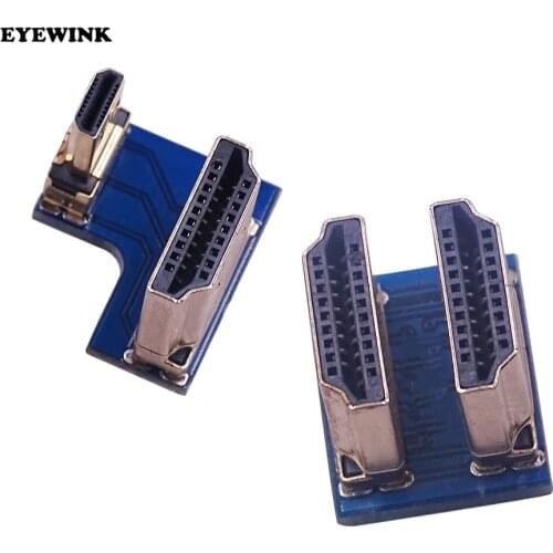 1080P HDMI to Micro HDMI Converter Male to Male Adapter for Raspberry Pi 3/4 HDMI LCD Touchscreen Display