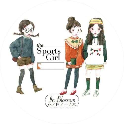 2.8cmx10 Meter Washi Tape Sports Girls Wear Notes Stickers