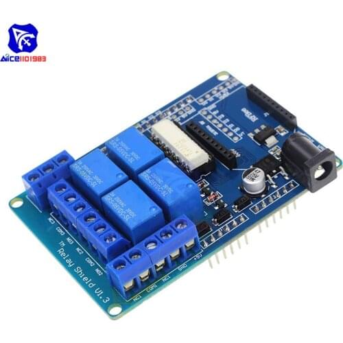 4 Channel 5V Relay Module Extension Board Relay Shield V1.3 for Arduino Xbee Programmable Development Board