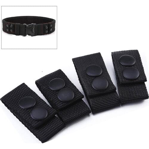 4Pcs Tactical Belt Buckle Heavy Duty Belt Keeper Portable Webbing Strap Military Belt Equipment Accessories for Outdoor Sports