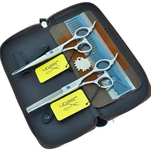 6.0" Salon Hair Cutting Scissors Barber Thinning Shears Japan 440C Professional Hairdressing Scissors Hair Styling Tools A0107D