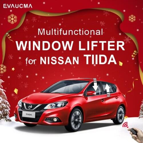 Canbus Auto Power window roll-up closer 4 windows closing and opening by remote for Tiida car power window closer