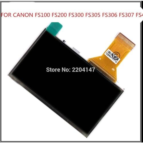 Free Shipping ! LCD Screen Display Replacement For Canon FS22 FS21 FS10 FS19 FS100 FS200 FS306 FS305 DC210 FS20