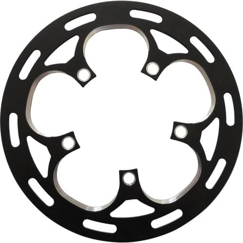 TRUYOU 110 BCD Aluminum Alloy Road Bicycle Chain Cover 44T 46T 48T 50T 52T 53T Protect Support Folding Bike Chainring Guard