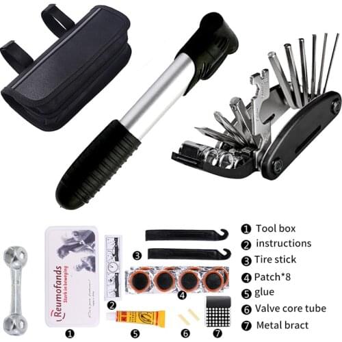 HOT Bicycle Bike Tools Bag For Bike Topeak Puncture Tire Tyre Repair Multi Tool Set Kits Pump Bag Mountain Cycle Multitool Tool