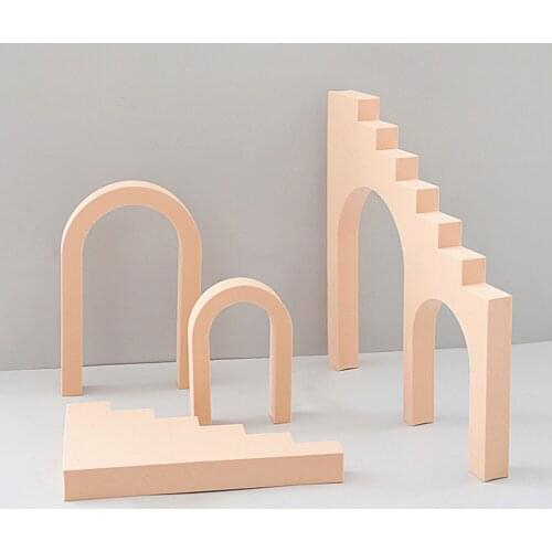 New Hard Foam Geometric Cube Life Photo Photography Material Fotografia Shoot Props for Jewelry, Toiletries, Food, Makeup Tools