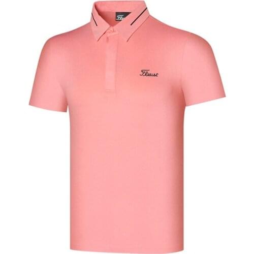 Golf Wear Golf Shirts Short-sleeved Mens Quick-drying Casual Loose Sweat-absorbent Polo Shirt Golf Shirts