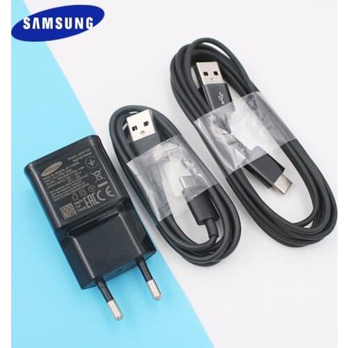 Original Samsung 5V 2A Charger EU Plug Power Wall Travel Adapter 120/150CM Type C Cable For Galaxy S10 E S9 S8 Plus A8S A9S A50