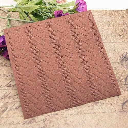 Easter plastic Winding rope template craft card making paper card album wedding decoration scraping Embossing folders