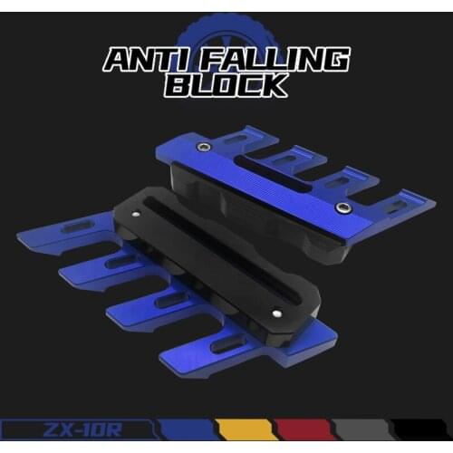 Motorcycle Front Fender Slider Protector For ZX-10R ZX-6R 636 CNC Mudguard Cover Protection Accessories