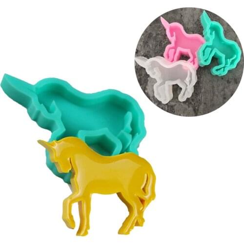 Silicone Unicorn Horse Cake Chocolate Moulds Fondant Baking Mold Sugarcraft Decor