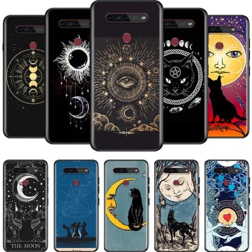 Witches moon Tarot totem For LG G8 V30 V35 V40 V50 V60 Q60 K40S K50S K41S K51S K61 K71 K22 ThinQ 5G Phone Case