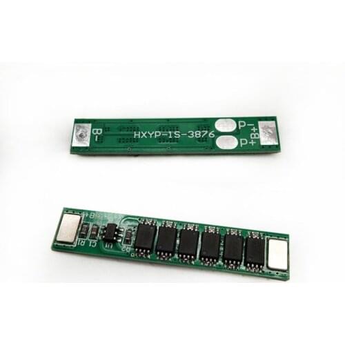 1S 3.7V 18650 Li-ion Lithium Battery Charger Protection Board 4.2V charge 12A working current 15A current limit with Steel strip