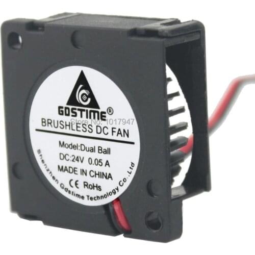 10 pieces lot Gdstime DC 24V 2pin Ball Centrifugal Turbine Exhaust Blower Fan 30mm x 10mm 3cm